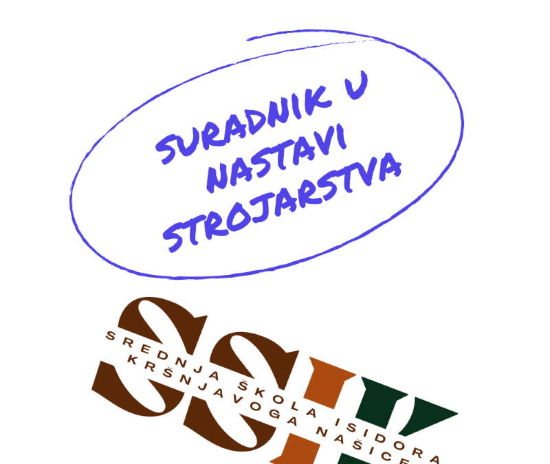 NATJEČAJ – suradnik/ica u nastavi strojarske struke