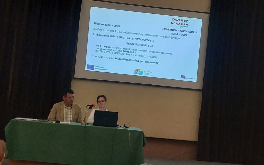 Diseminacija 1. godine provedbe Erasmus+ strukovne akreditacije