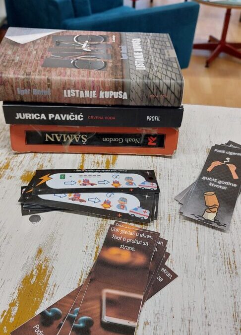 Obilježen Mjesec borbe protiv ovisnosti izradom tematskih bookmarkera