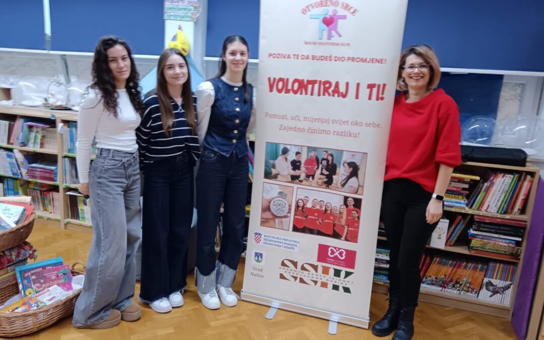 Volonteri ŠVK naše škole i Udruga Otvoreno srce sudjelovali u „Inkluzivnom danu“ Osnovne škole kralja Tomislava Našice
