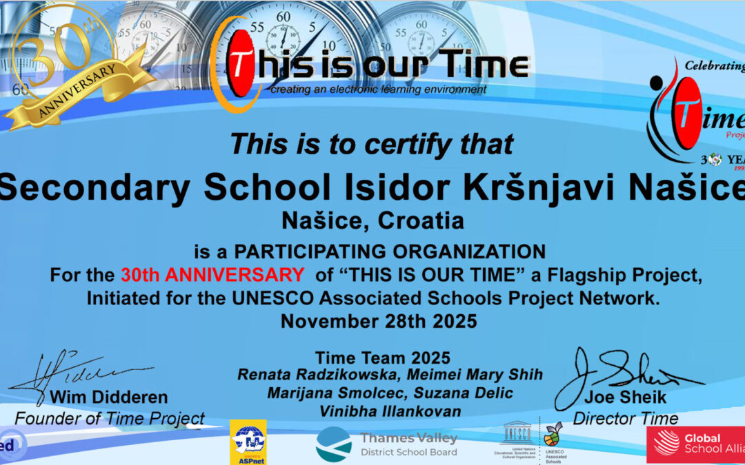 EPAS-ovci slave 30. godinu provedbe PROJEKTA TIME