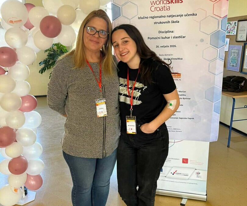 WorldSkills Croatia 2026 – izvrsni rezultati učenika ugostiteljske struke na izlučnom regionalnom natjecanju učenika strukovnih škola u Virovitici
