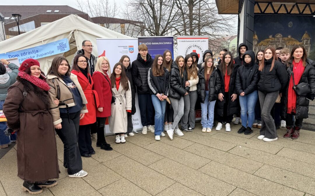 Učenici medicinske Srednje škole Isidora Kršnjavoga obilježili nacionalni dan borbe protiv moždanog udara u žena