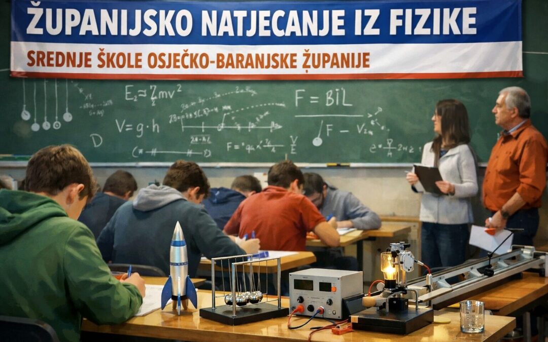 Izvrsni rezultati učenika na Županijskom natjecanju iz fizike