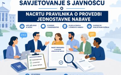 Savjetovanje sa zainteresiranom javnošću o Nacrtu Pravilnika o provedbi postupaka jednostavne nabave